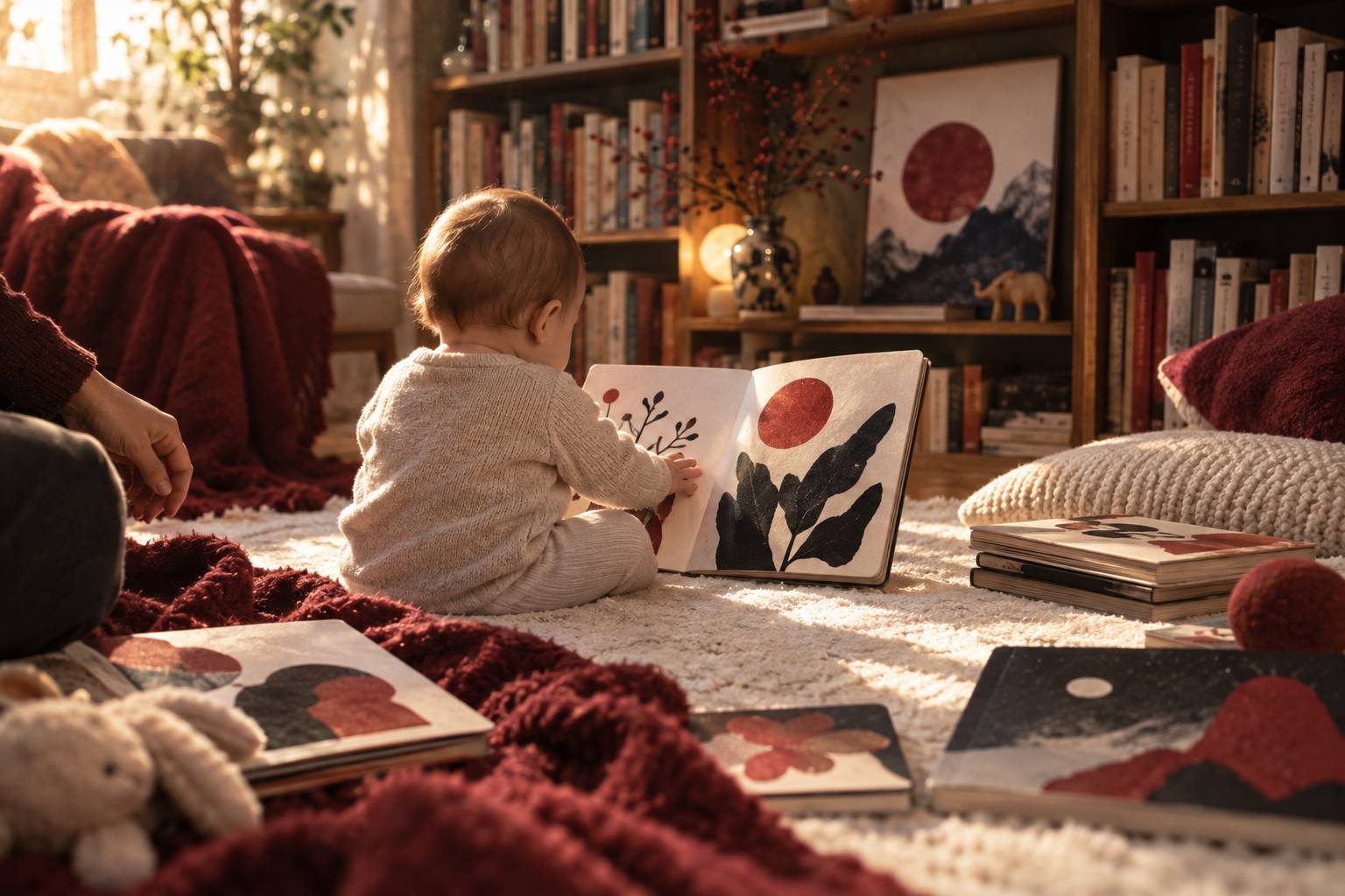 Illustration éditoriale du sujet : Leggere ai bambini: come scegliere i libri giusti per ogni età