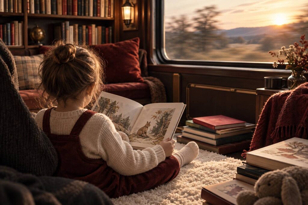Illustration éditoriale du sujet : Leggere ai bambini: come scegliere i libri giusti per ogni età
