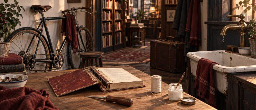 Illustration éditoriale du sujet : Riparare o sostituire: la cultura della manutenzione nei libri e nella pratica